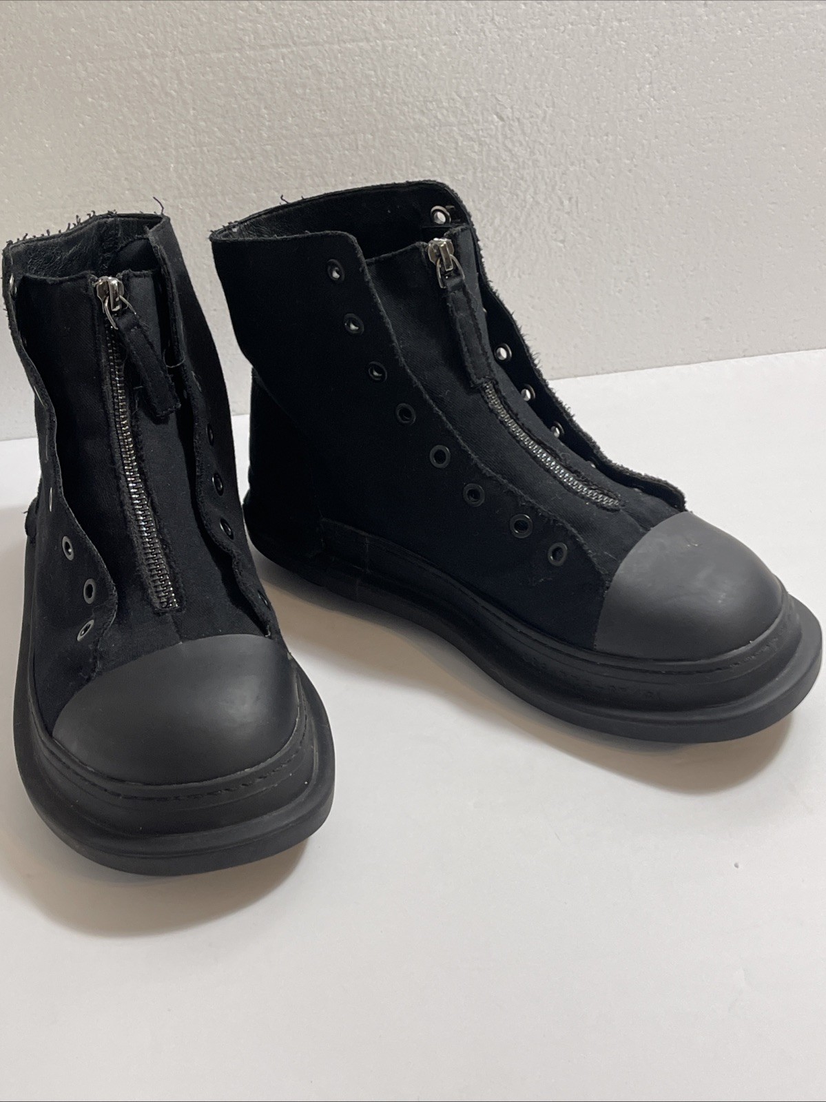 Rundholz Black Label Sneakers Womens 39 High Top Shoes Black US 9 Avant Garde