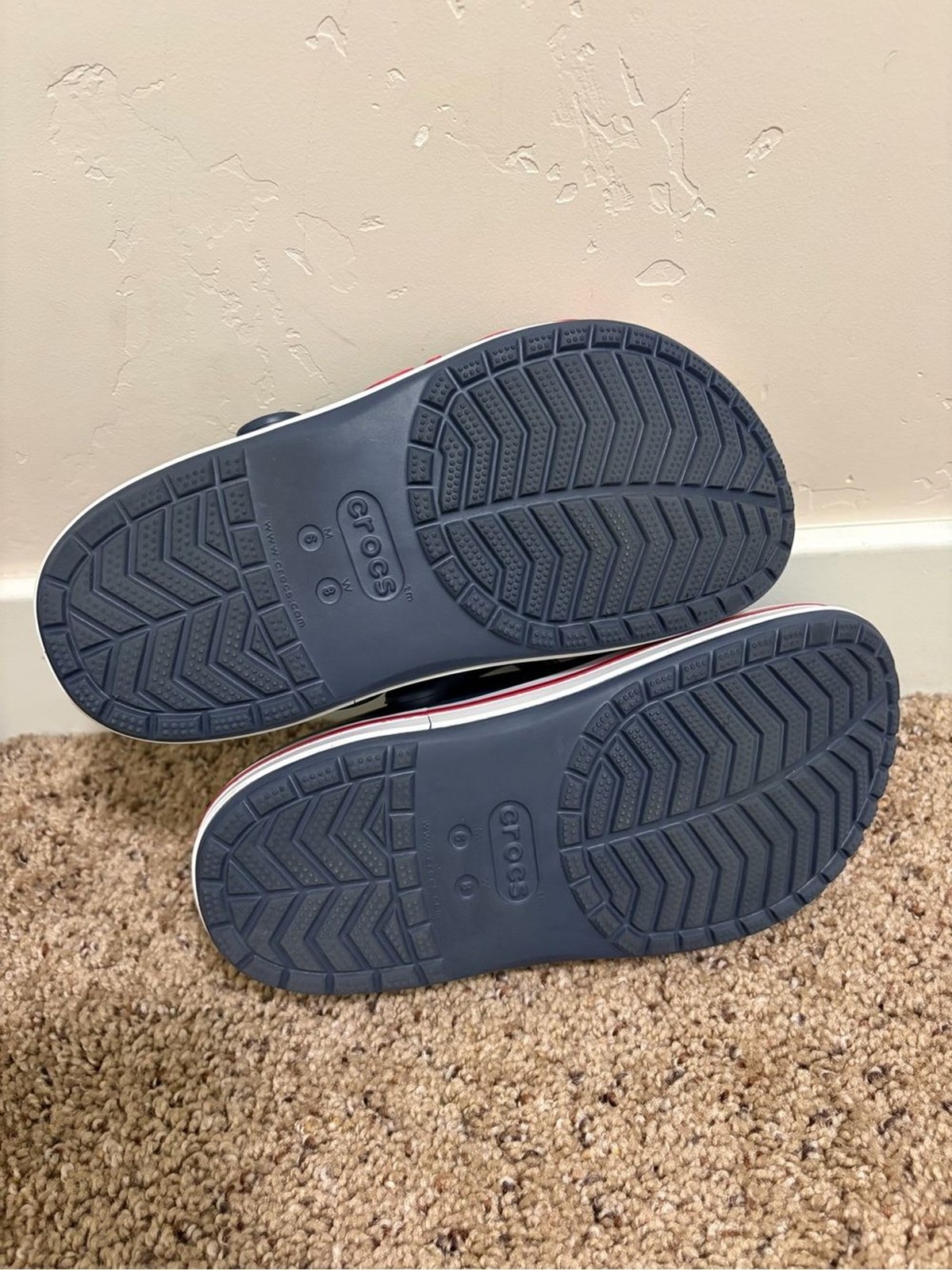 Crocs Bayaband Clog Slippers Sandals Navy Blue Women’s Size 8