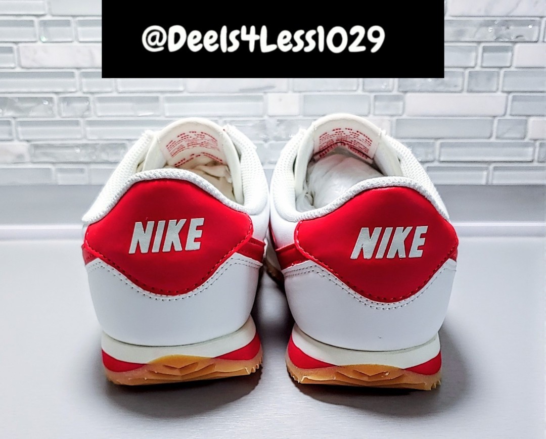 Nike Cortez Low Womens/Kids Sail White Red Gum Yellow DM0950-113