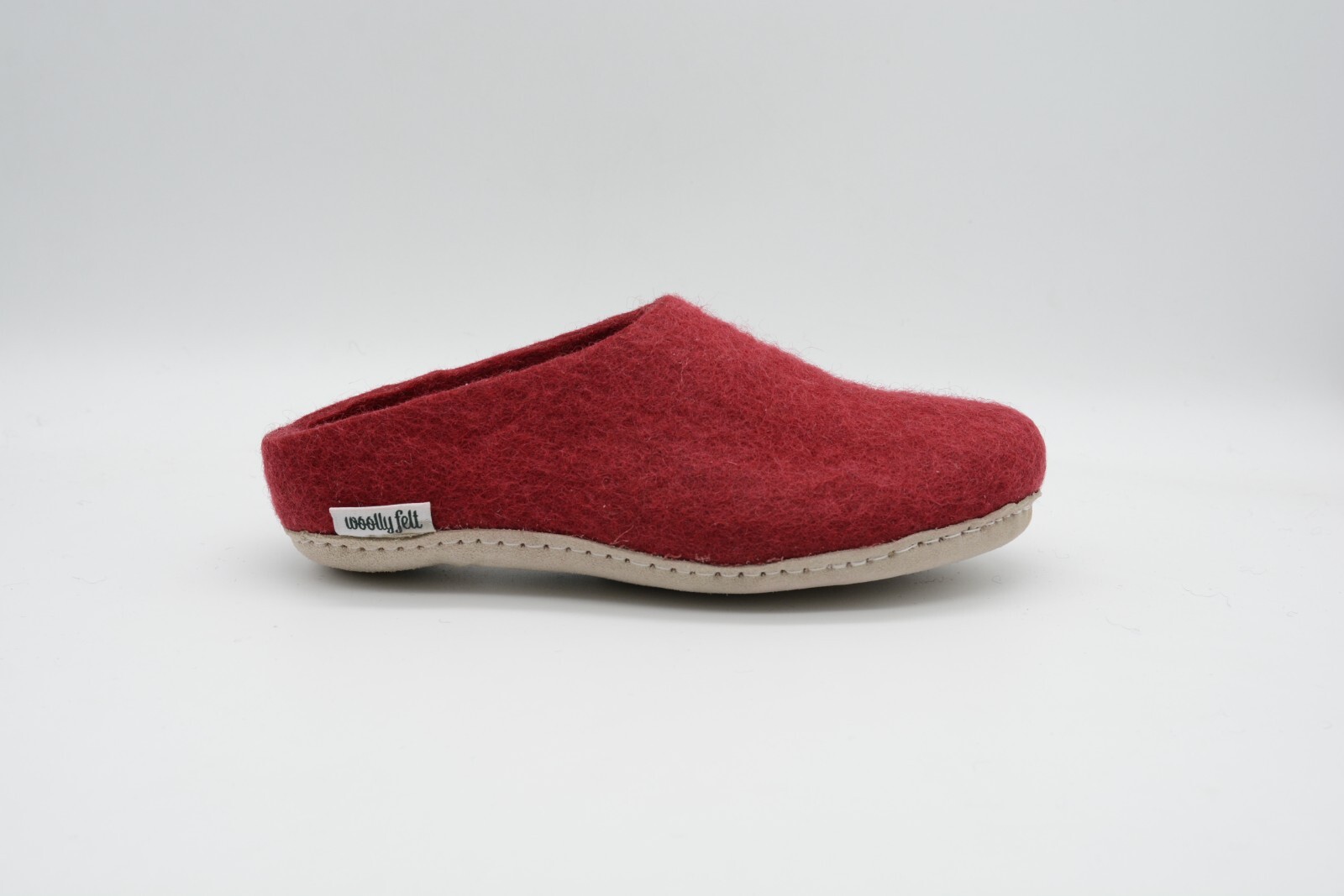 Handmade Felted Slippers With Leather Sole – Warm,Durable & Eco-Friendly