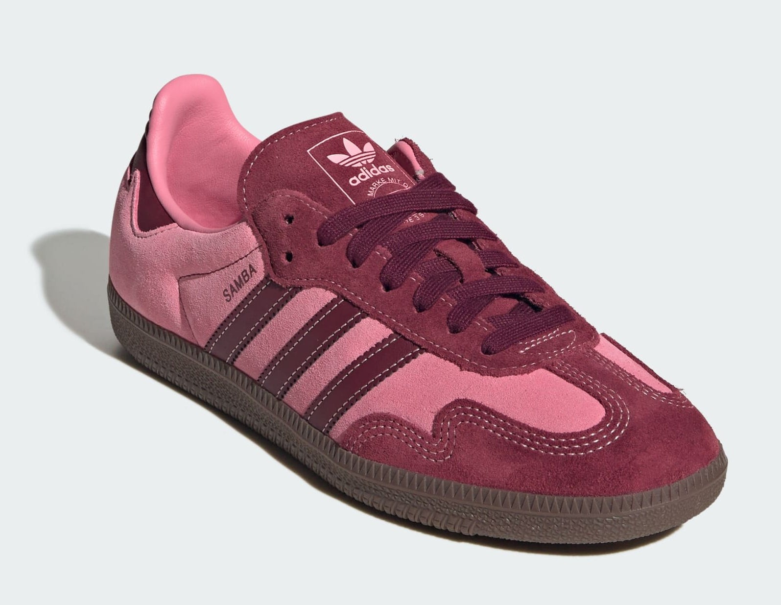 [IH6704] WOMENS ADIDAS SAMBA OG ‘PINK SPARK SHADOW RED’