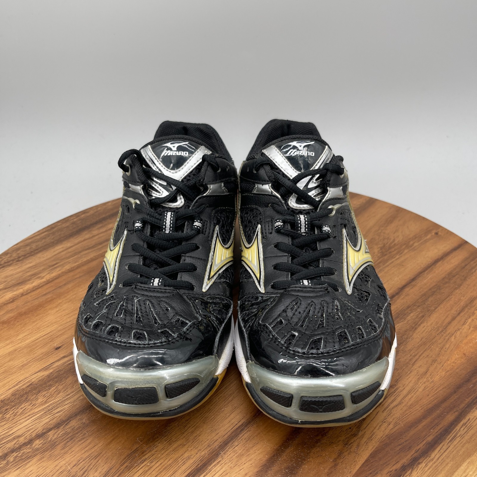Mizuno Wave Lightning Shoes Womens Size 10 Black Running Comfort Volleyball