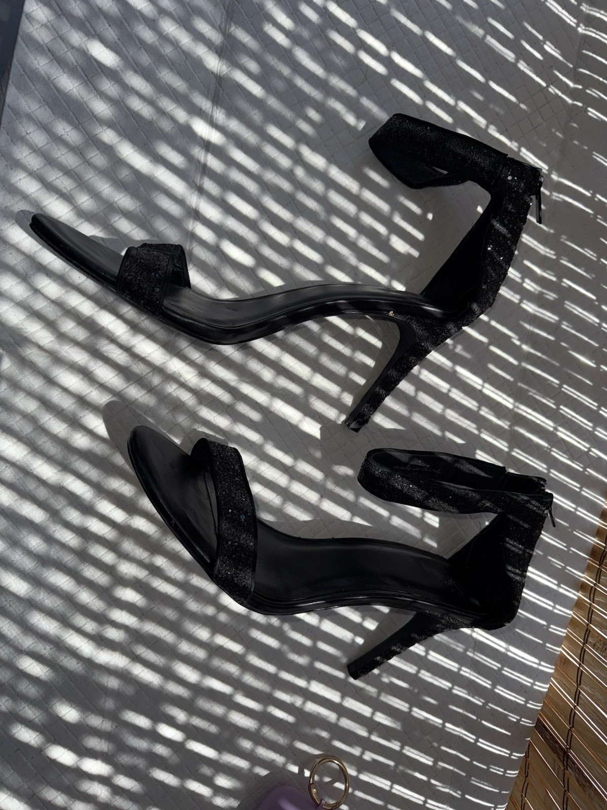 Joie Snake colorblock ankle heels Black Shoes Size 41