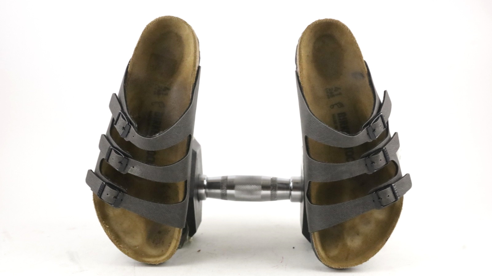 Birkenstock Florida Birko-Flor Sandals Adjustable Straps Sz 41 EUR / W 10 / M 8