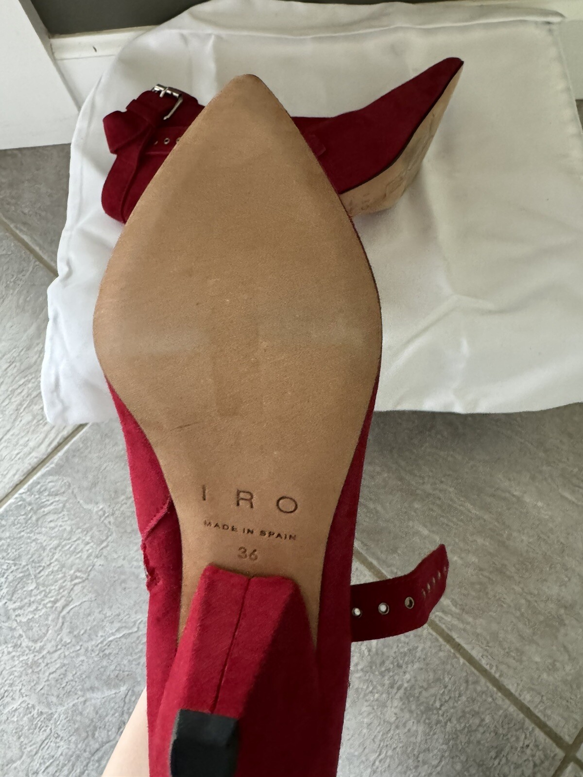 IRO ankle bootie Red Size 36