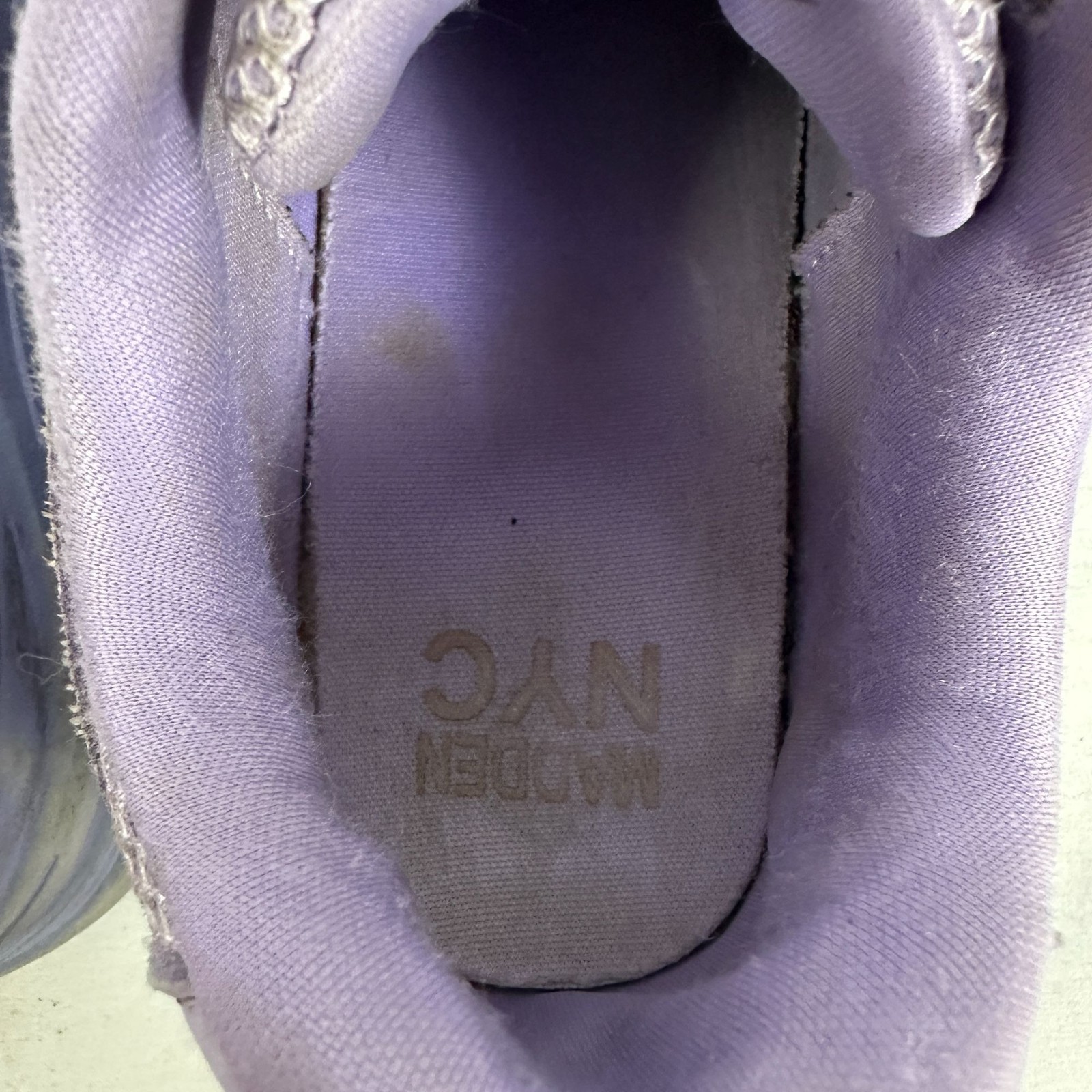 Madden NYC Lilac Womens Fashion Sneakers Size 5 Lavender Casual Lace-Up Shoes