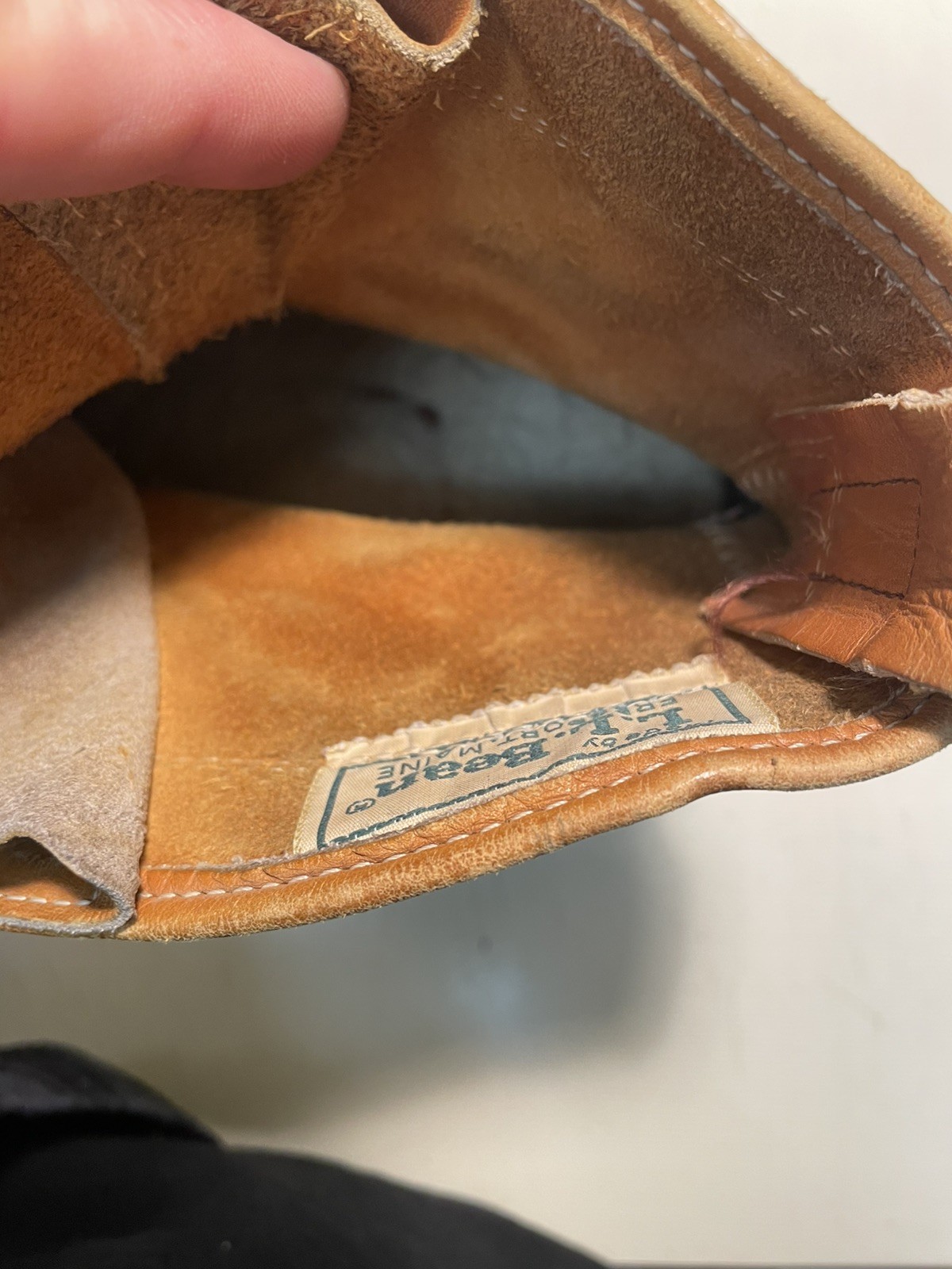 LL Bean Brown Leather Duck Boots Size 9 Women’s Maine Hunting Shoe Outdoors