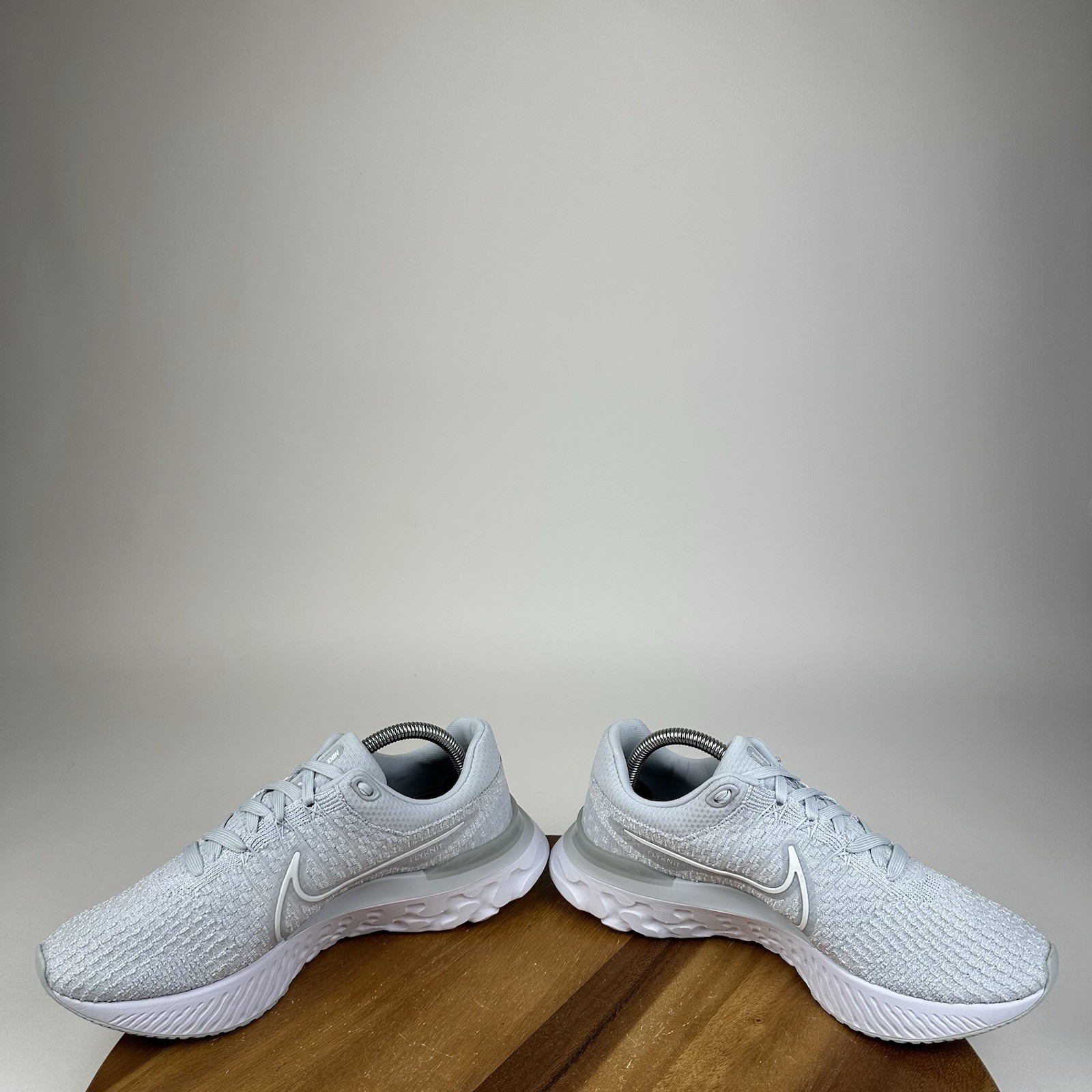 New NIB Womens Nike React Infinity Run FK 3 Pure Platinum Sneakers Shoes Size 10