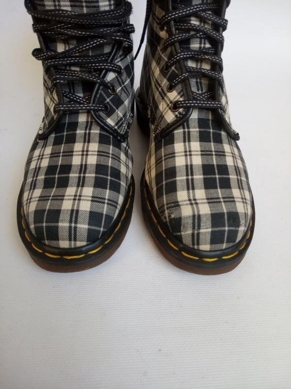 women dr martens boots grey textile 39.5