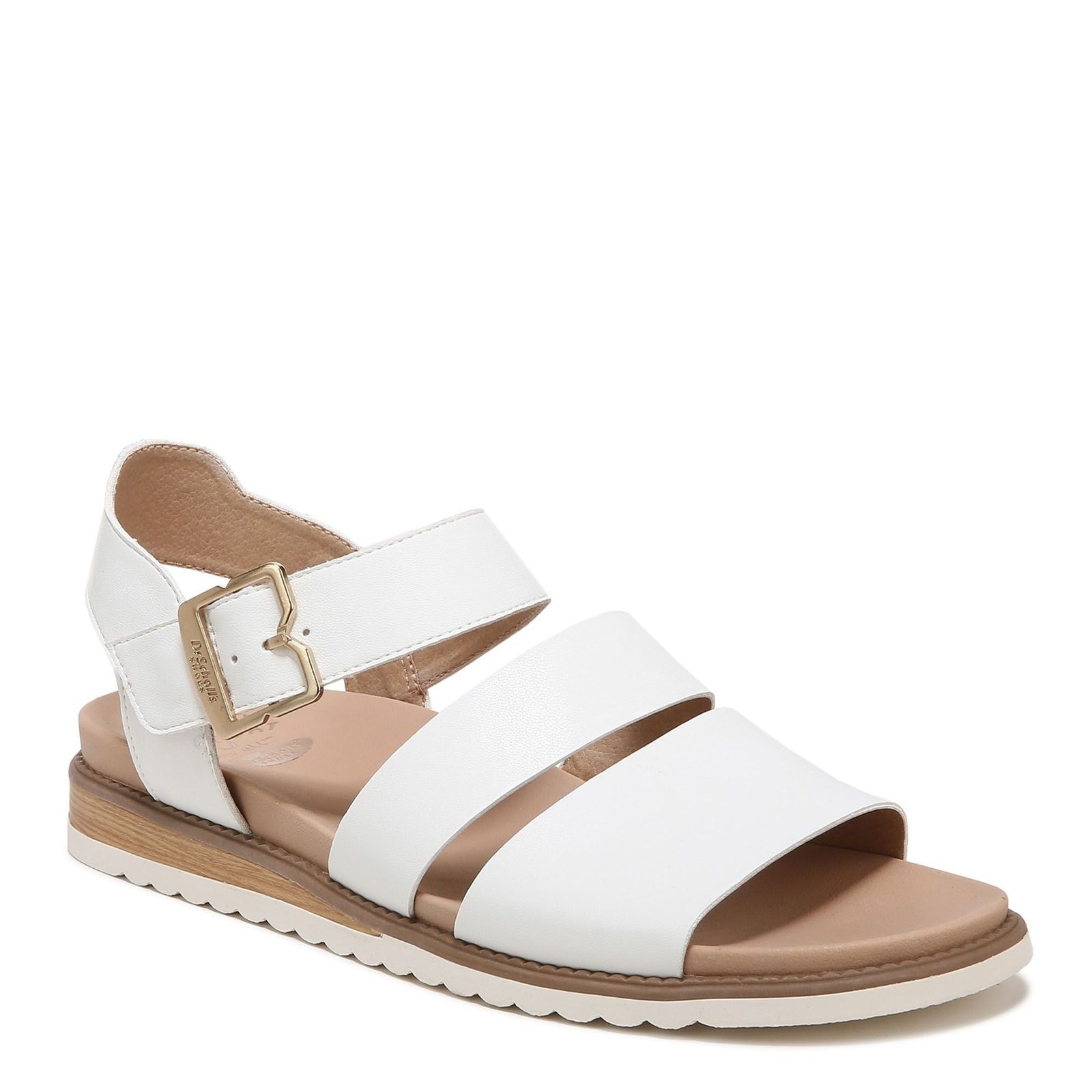 DR SCHOLLS ISLAND GLOW WOMEN’S SANDALS COLOR WHITE SIZE 9M NEW