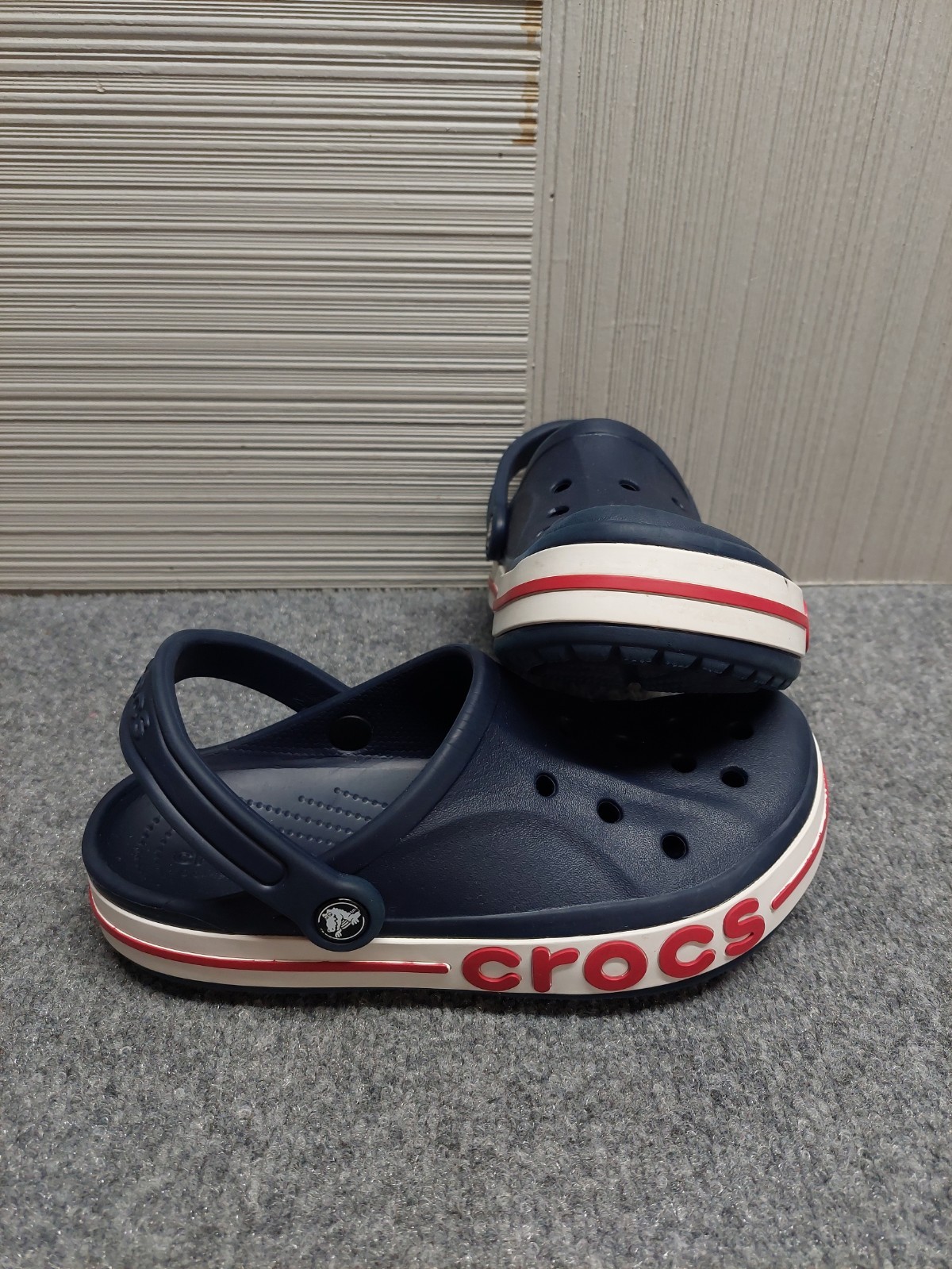 Crocs Bayaband Clogs Women Sandals 8 Blue Closed Toe Slip On Comfortable Outdoor