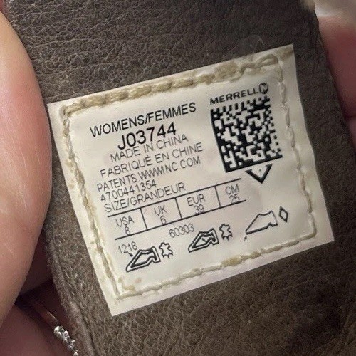Merrell Women’s Brown Leather Thong Sandals Adjustable Buckle US 8