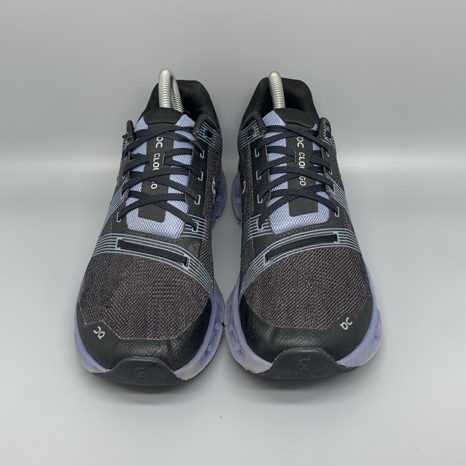 On Cloudgo Black/Blue-Gray Running Shoes Men’s Sz 8 Women’s Sz 9.5