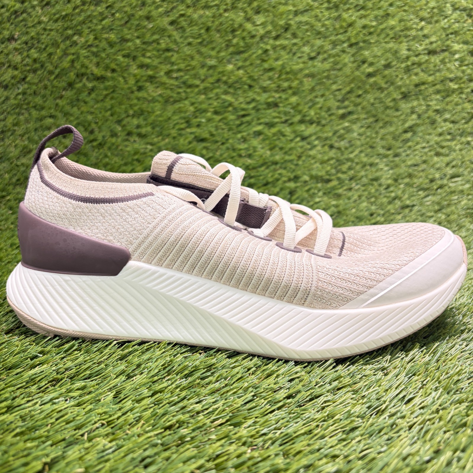 Allbirds Tree Gliders Women Size 9.5 Beige Brown Athletic Running Shoes Sneakers
