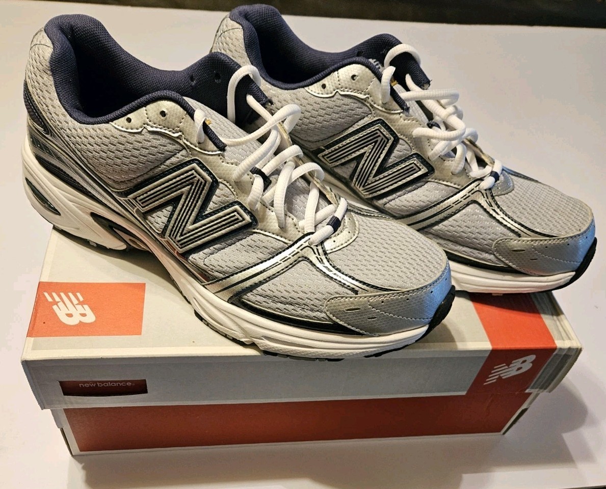 NEW BALANCE Mens 470 V2 Running Shoe Wht/ Blue/silver Sz 13 D (M470WN2 ) USA 13