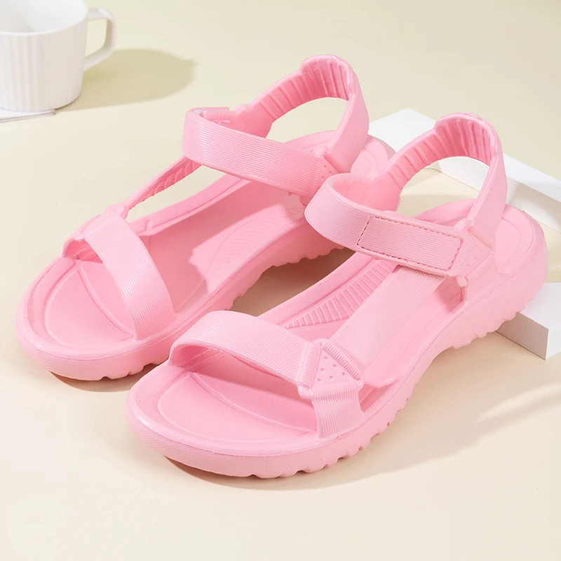 Womens Sandals Summer Trend Anti-slip Wear-resistant Lightweight EVA Flat…