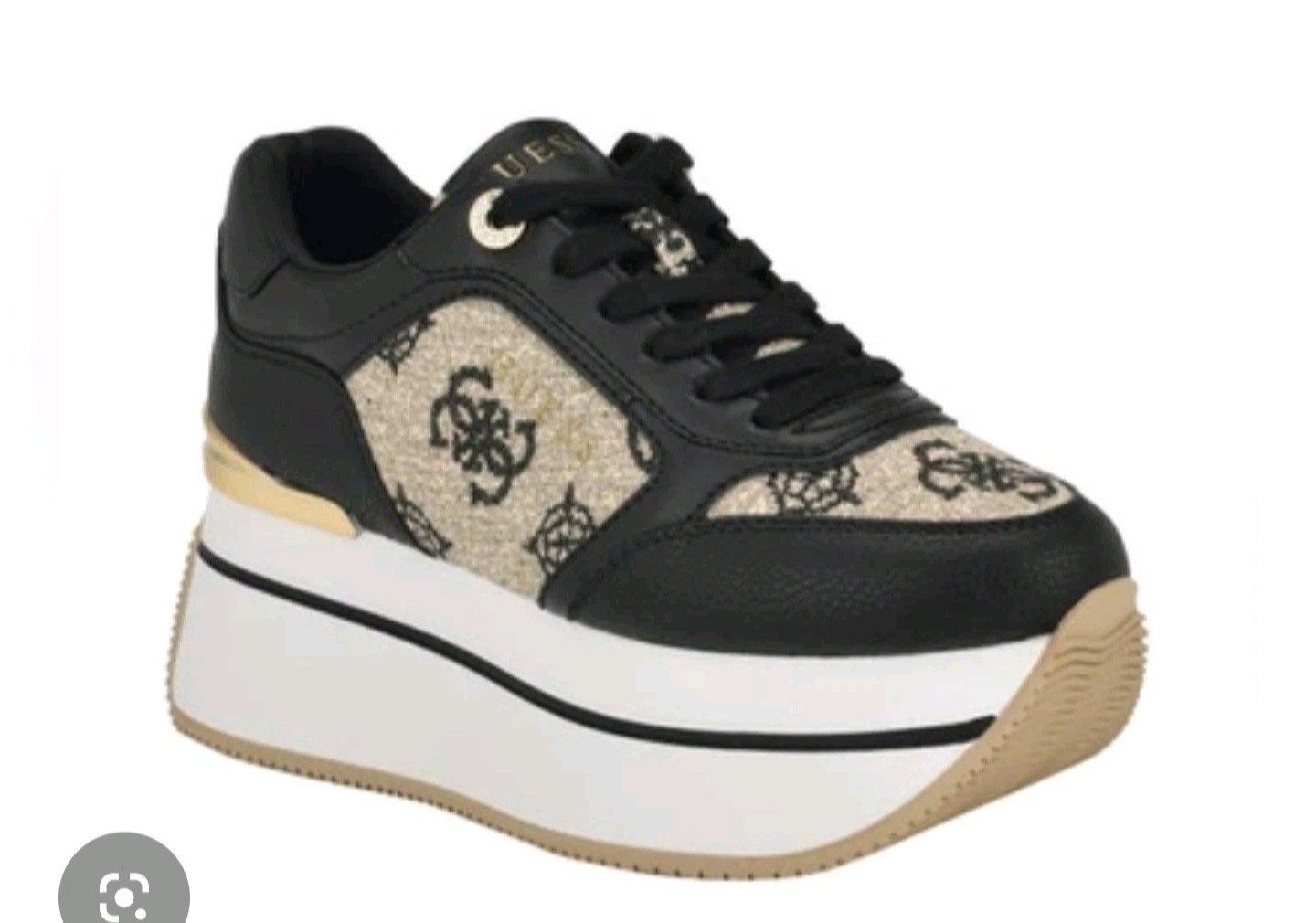 GUESS PLATFORM SNEAKERS CAMRIO BLACK