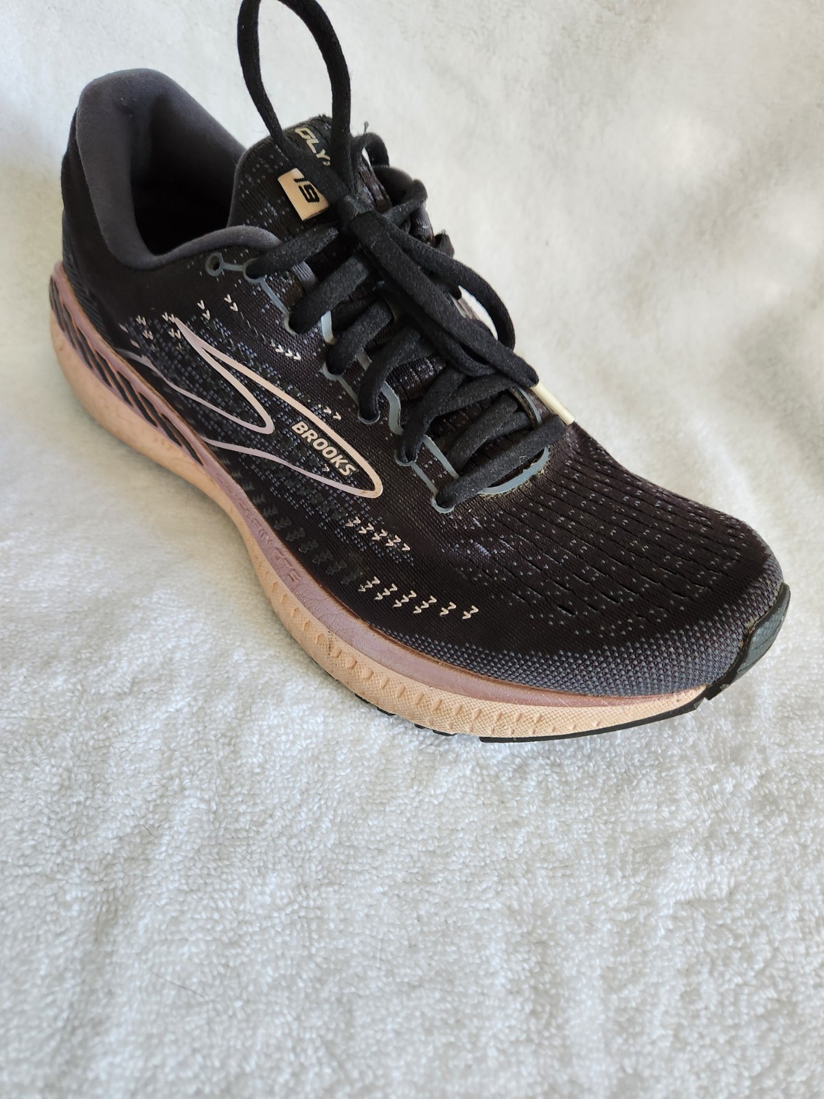 Brooks Women’s Glycerin GTS 19 1203441B074 Black Running Shoes Sneakers Size 9.5