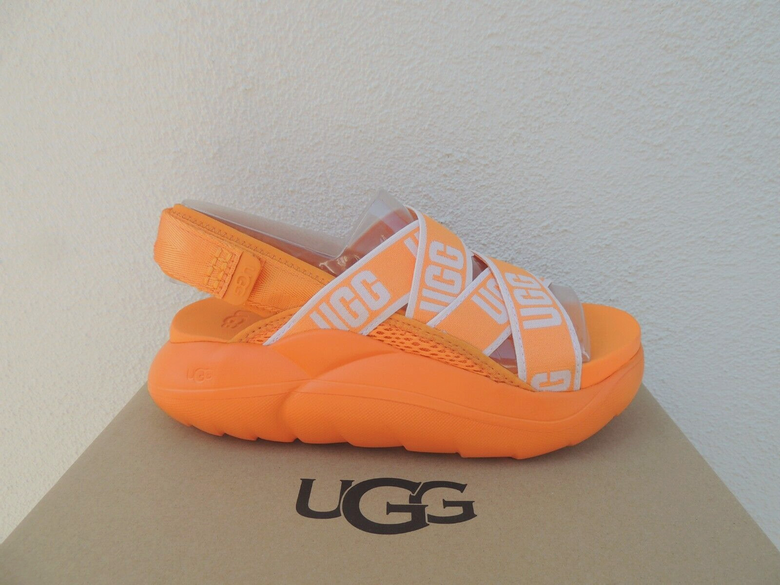 UGG CA POPPY LA CLOUD STRAPPY PLATFORM SNEAKER SANDALS, WOMEN US 6/ EUR 37 ~NEW