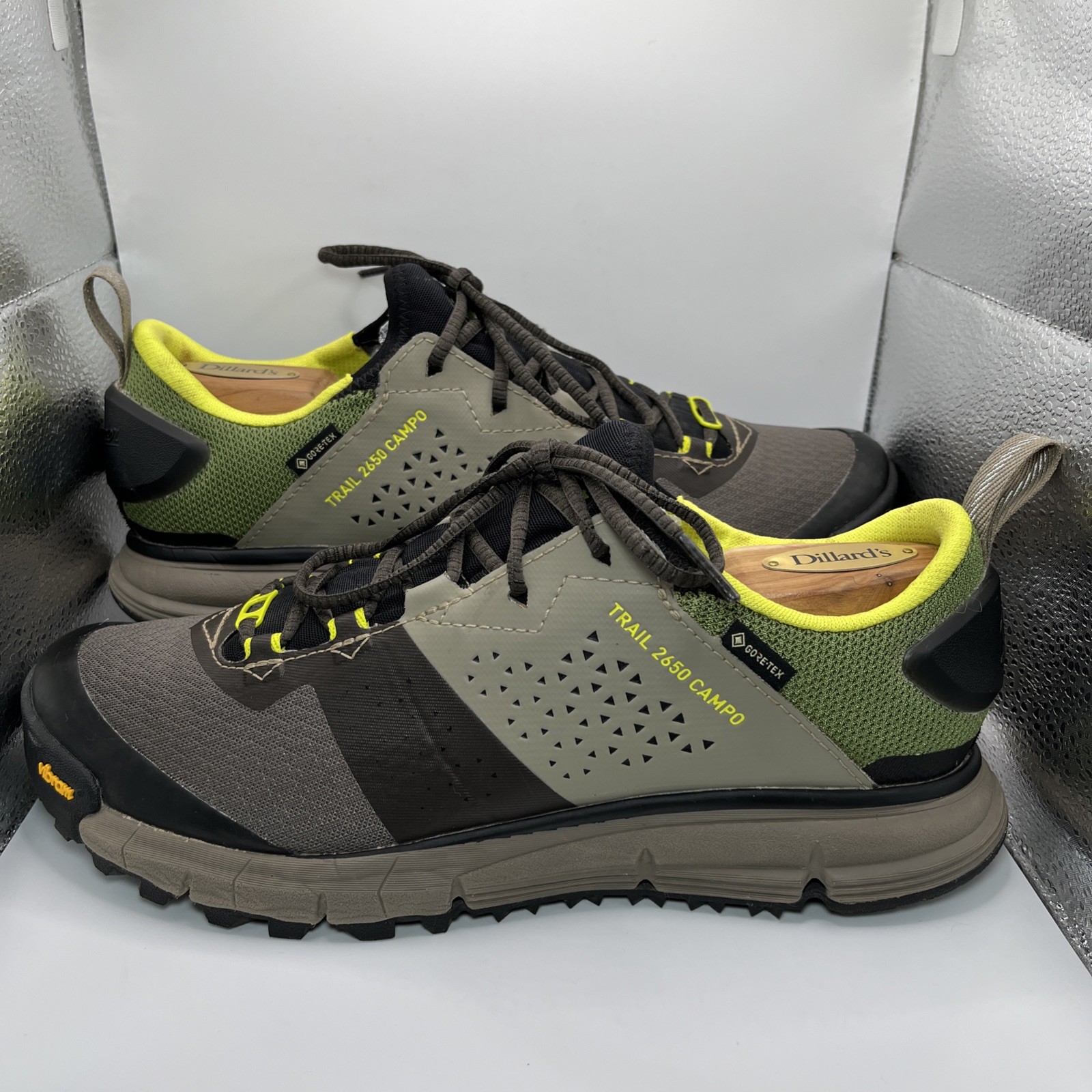 Danner Trail 2650 Campo GTX Hiking Shoes Womens 10 Brown Green Waterproof EUC