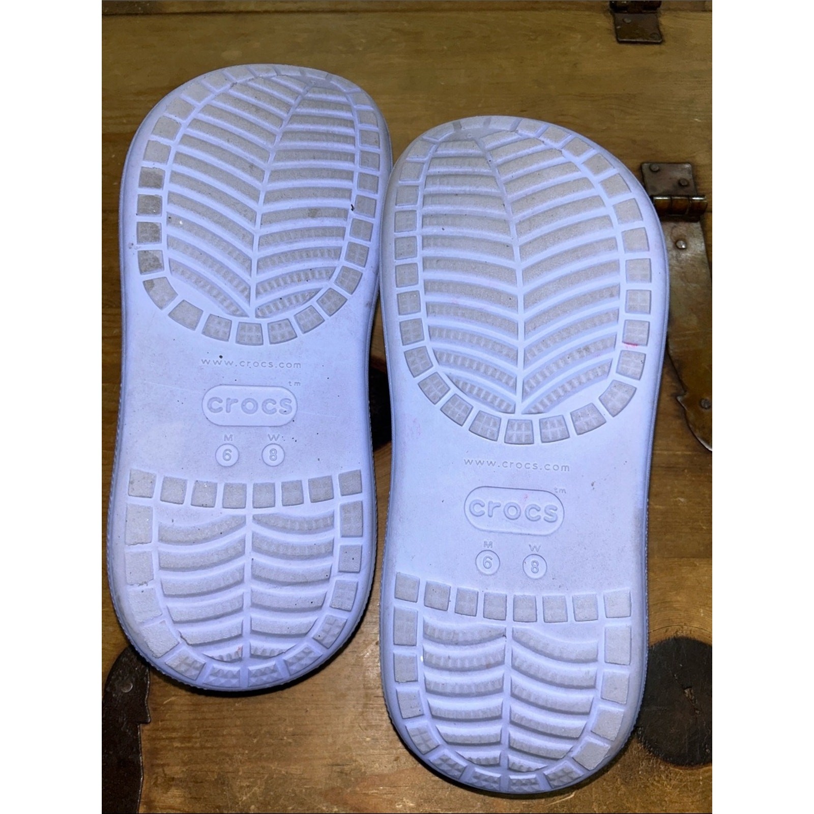 Crocs Platform Clog Lavender Women’s Size 8 Men’s 6 Lightweight Comfort Shoes
