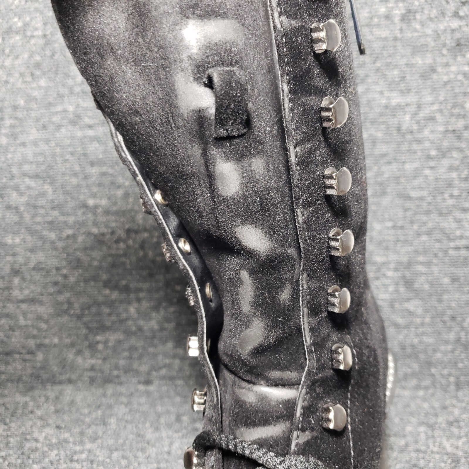 KILLSTAR Luci-Fairy Boots Womens 9 Black Velvet Platform Heel Shoes