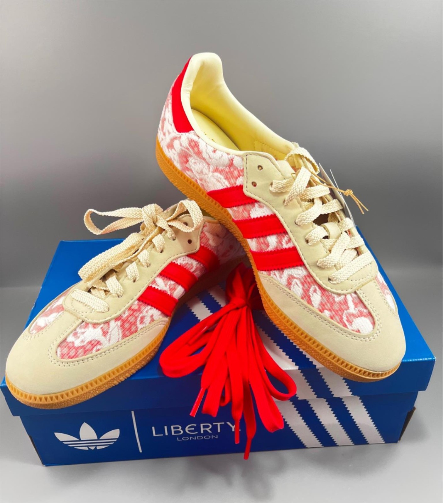 Adidas Samba OG LIBERTY LONDON Better Scarlet JR8841 Women’s Size 6 7 7.5 8 9