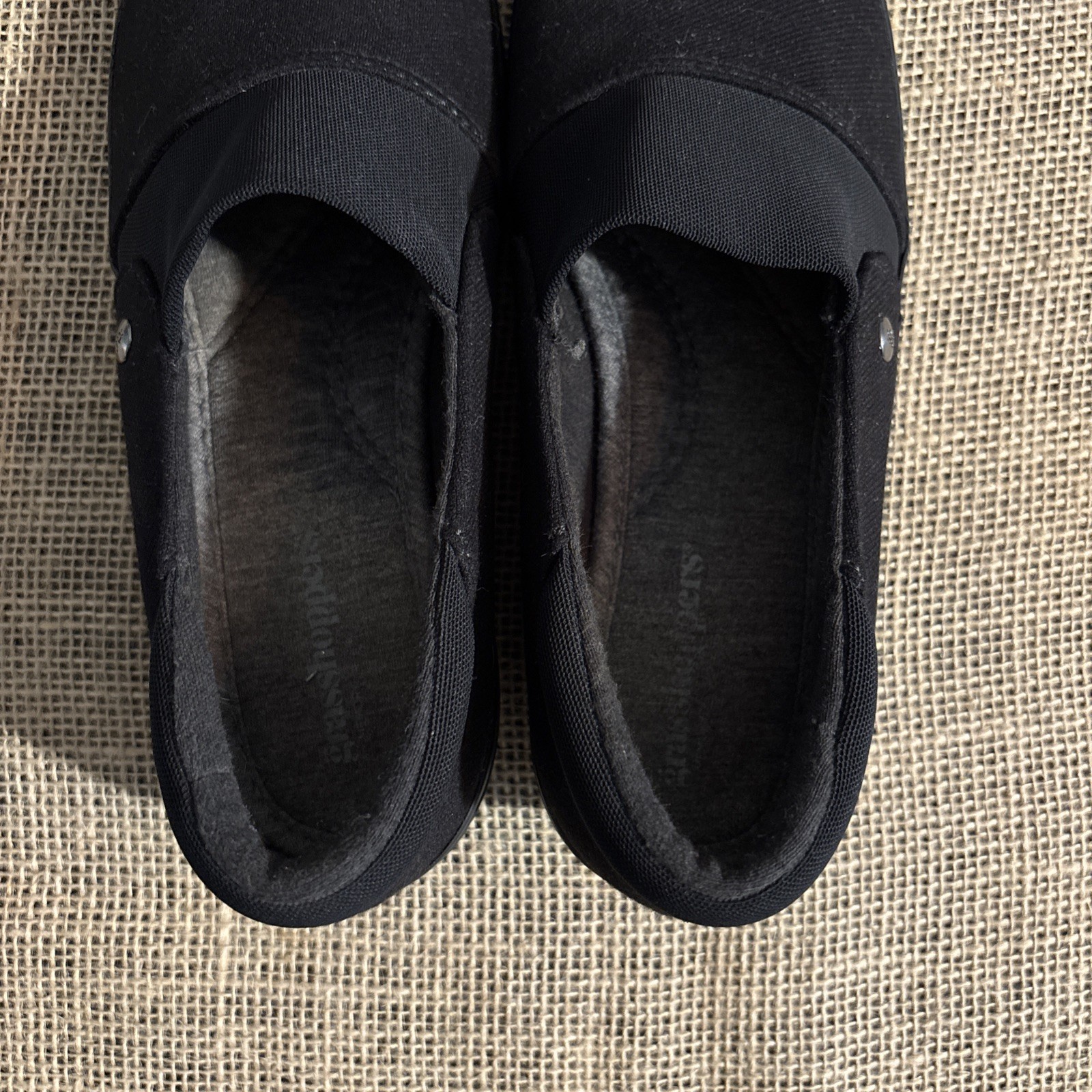 Keds Grasshoppers Black Mesh Slip On Comfort Casual Shoes – Women’s Size 6.5 M
