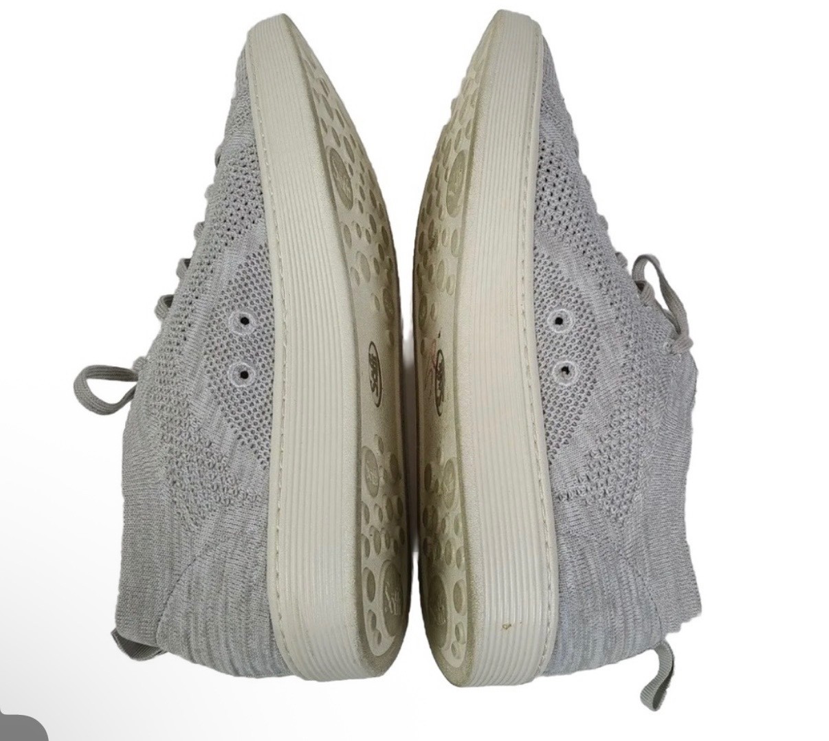 Sofft Womens Somers Knit Grey Lace Up Size 9 Breathable Comfort Sneakers