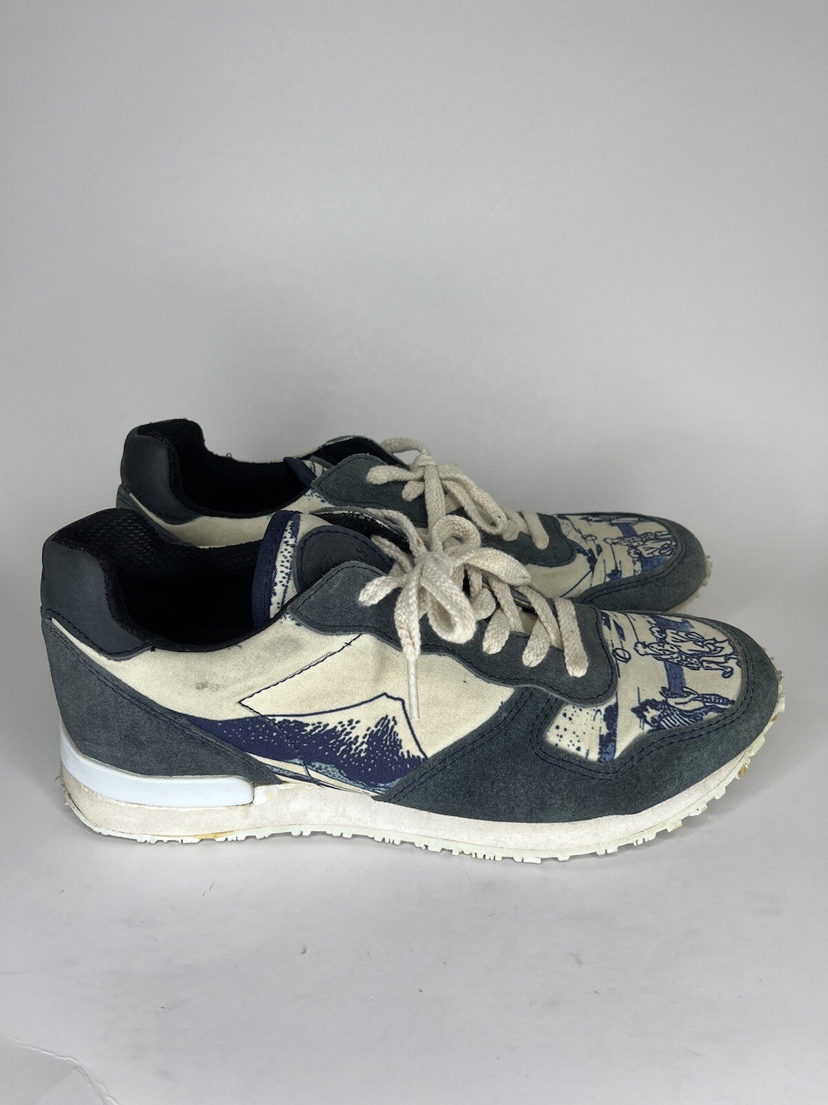 Inkkas Shoes Sneakers Women Size 9 Leather/polyester Lace Up Casual Athletic