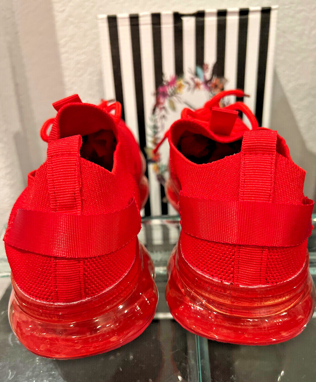 🔥🔥Anna Red Flow 19 Stretch Elastic Mesh Air Bubble Cushion – Mutiple Sizes