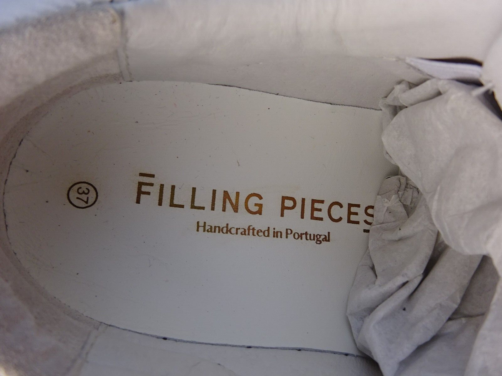 Filling Pieces Mountain Cut Bow White women’s sneaker leather white Portugal size 37 New