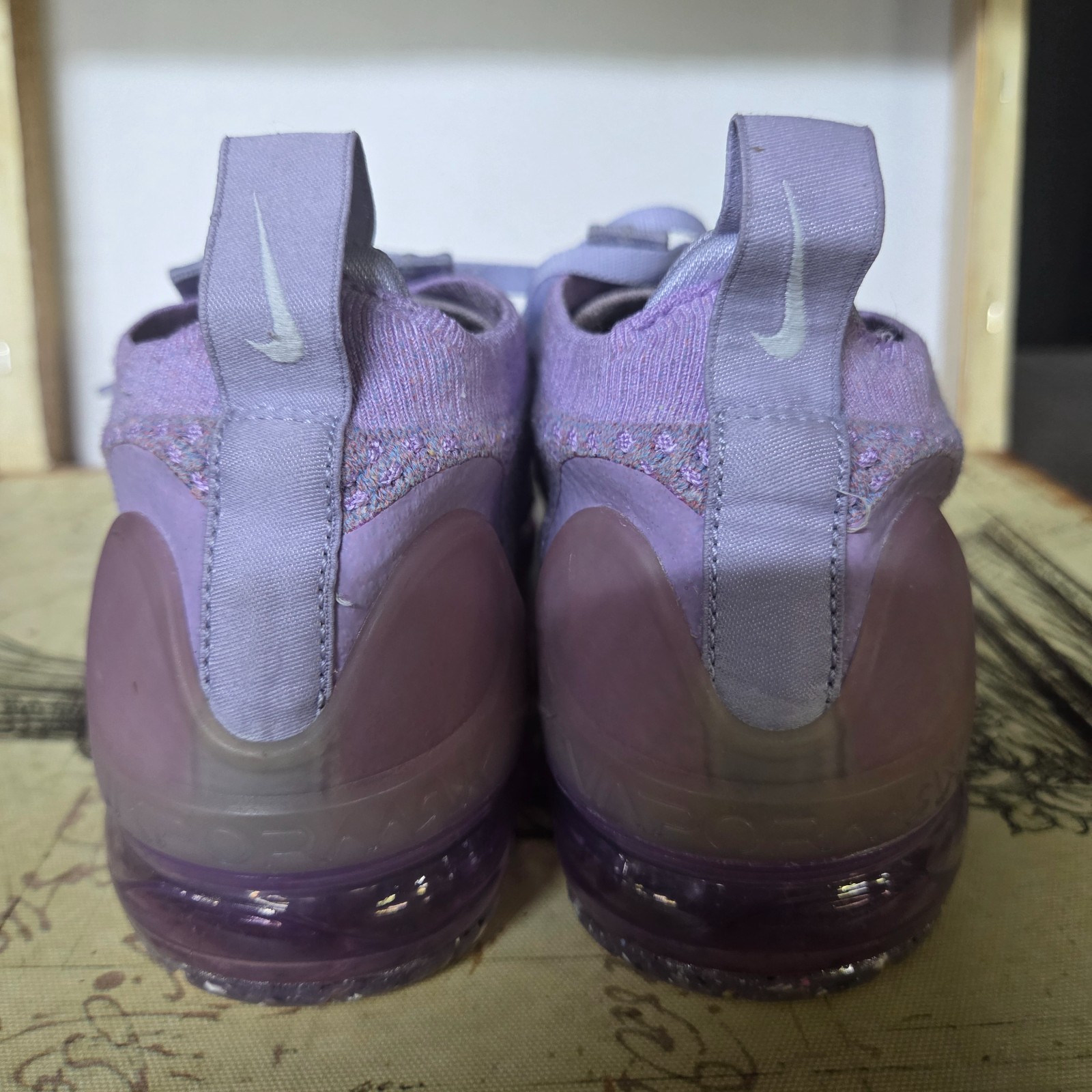 Size 7 – Nike Air VaporMax Flyknit Women’s Shoes Day to Night – Amethyst Ash