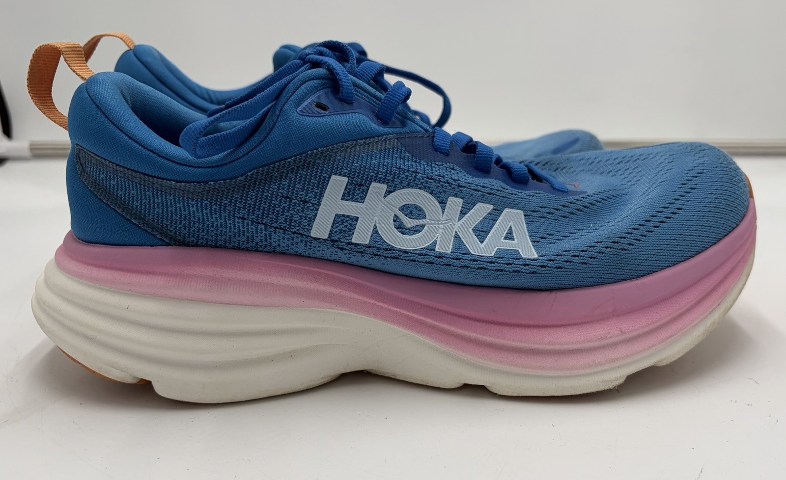HOKA One One Women’s Bondi 8 Wide F27422J Blue Lavender R3