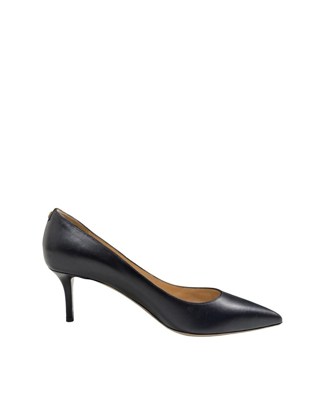 Valentino Black Stud Pointed Toe Heels US 9 EU 39 Classic Minimal Designer Pumps