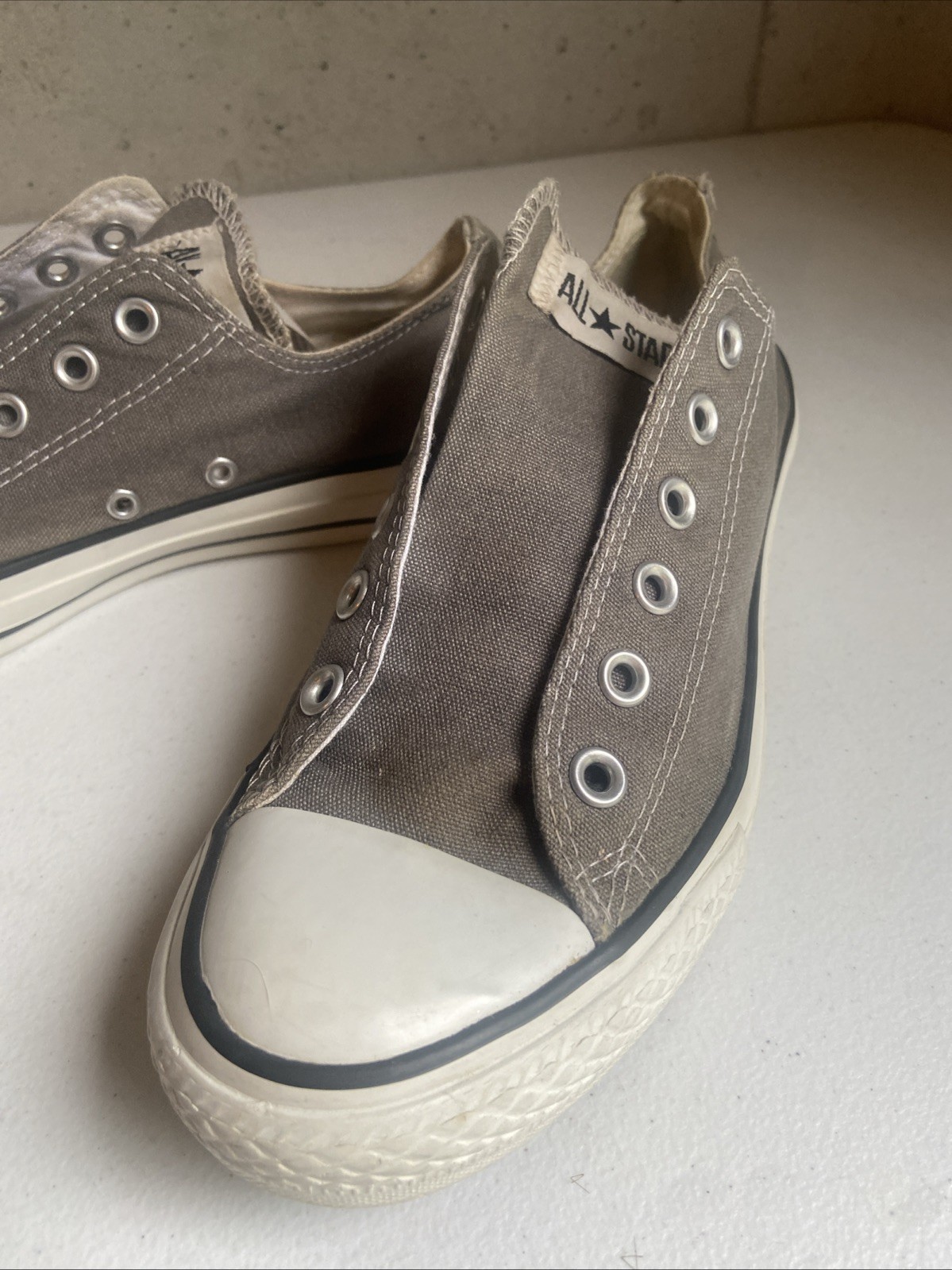 Grey Converse Chuck Taylor All Star Low Sneakers Women’s Size 10 or Men’s Size 8