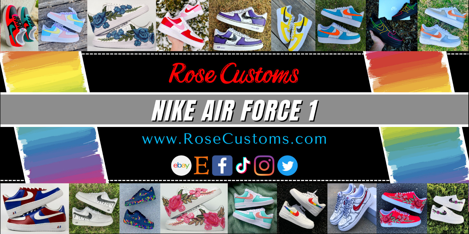 Nike Air Force 1 Custom Glitter Sparkle Sneakers Purple Magenta Pink White Shoes