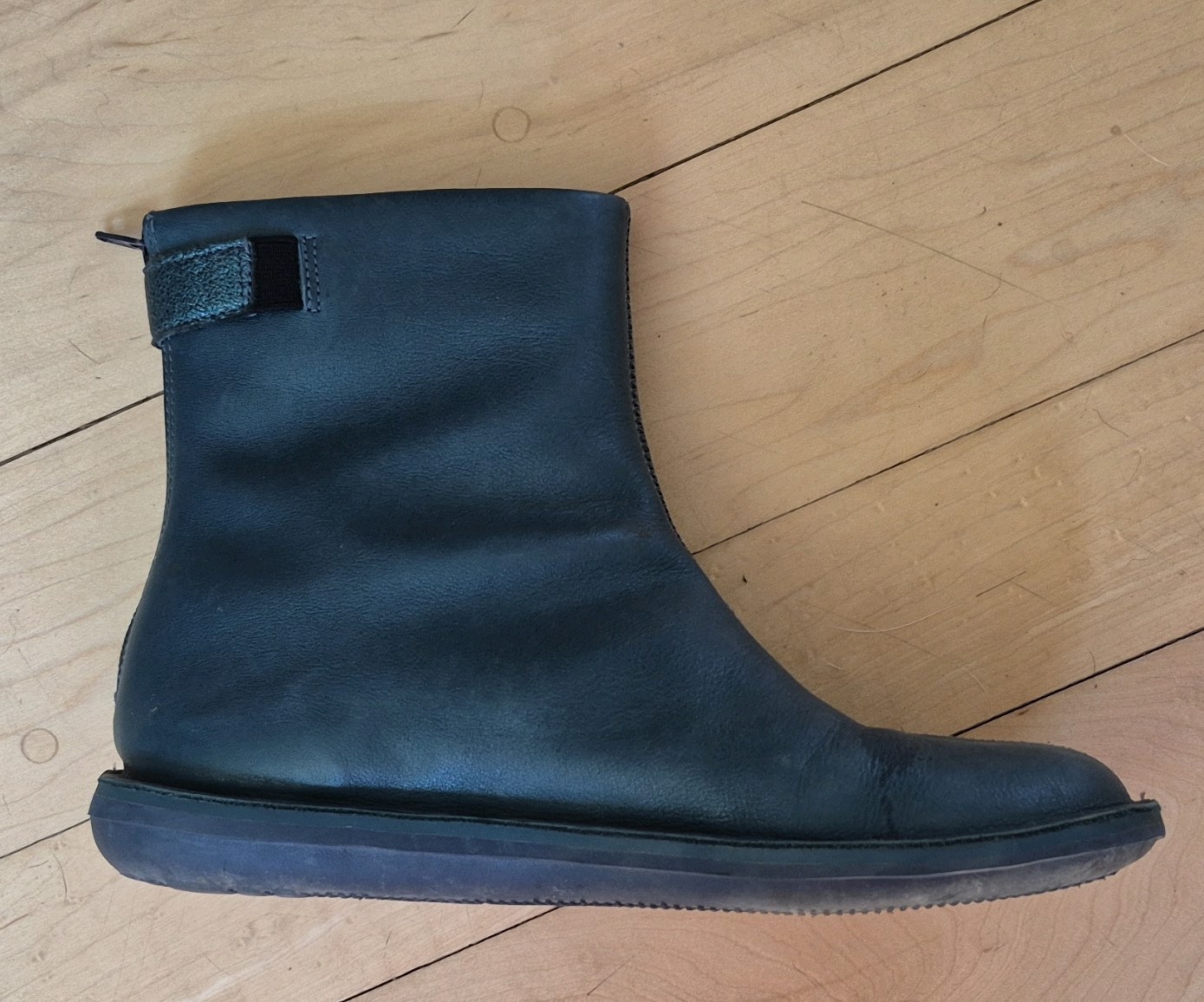 Women’s Size 8.5 Teal Blue Camper Beetle Boots Leather Energia Humana