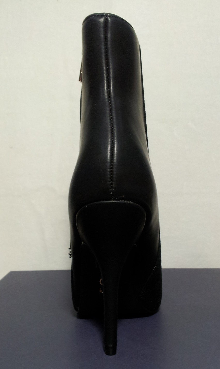 Jennifer Lopez Women’s Microfiber Black Booties – Size 6/10 NWB