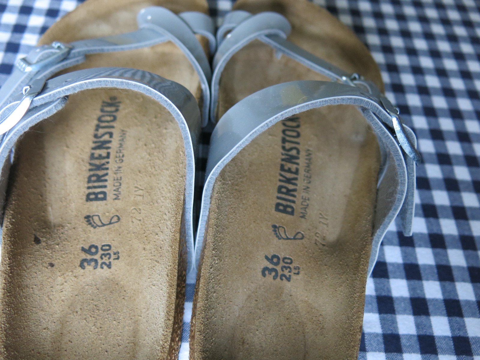 Birkenstock Mayari Birko-Flor® patent alloy sandals EU 36 US 5-5.5 regular/wide