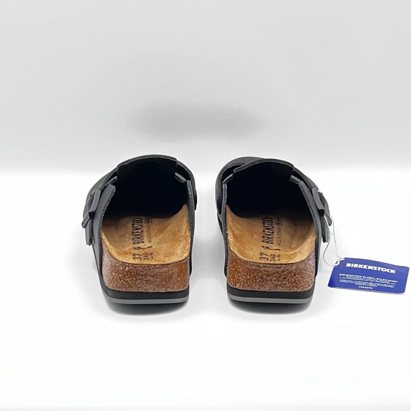 Birkenstock Boston BS Super Grip Black Narrow Fit – Select Size