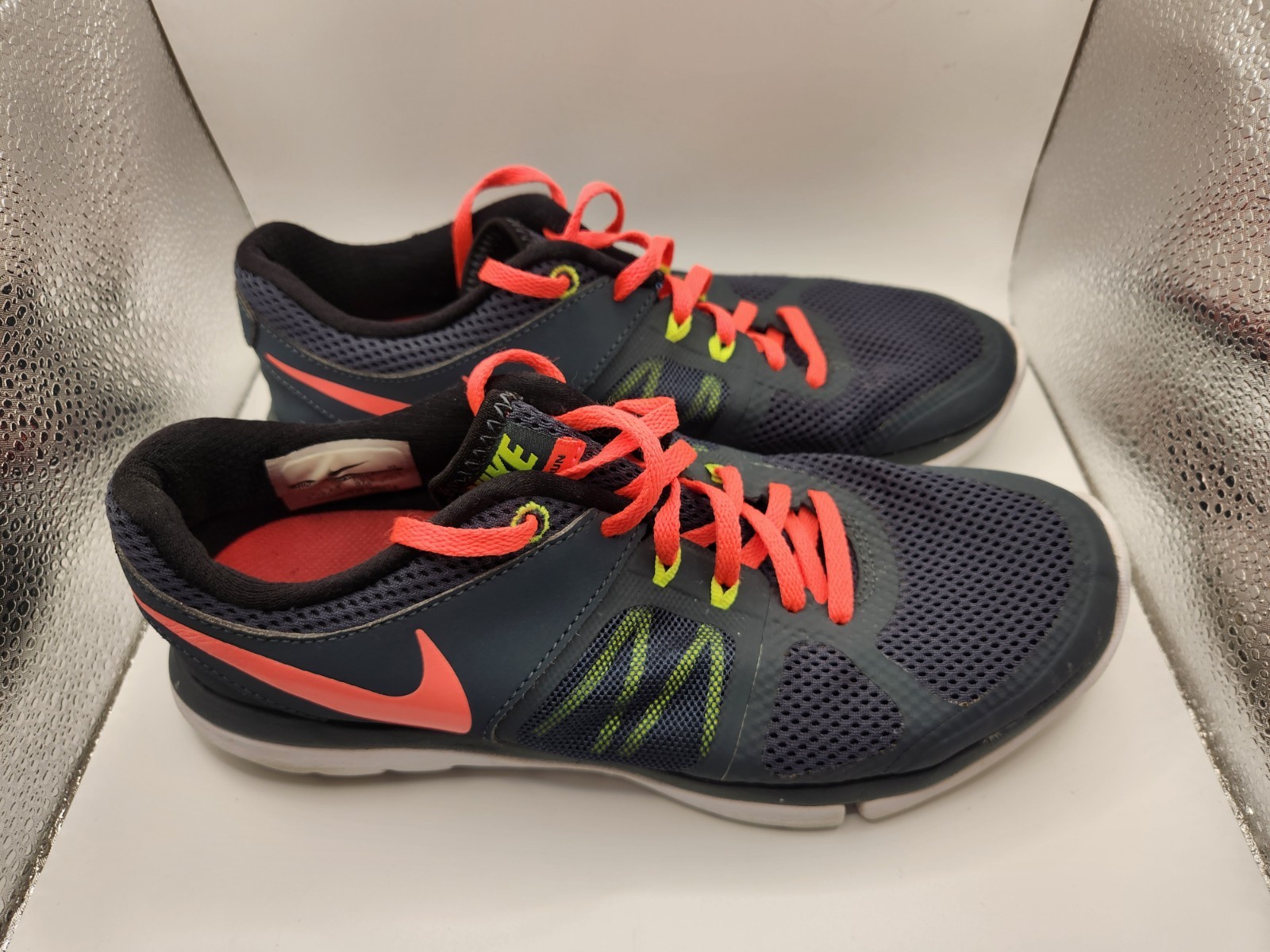 Nike Womens Flex 2014 Rn Running Shoes Multicolor 642767-012 Low Top Lace Up 6.5