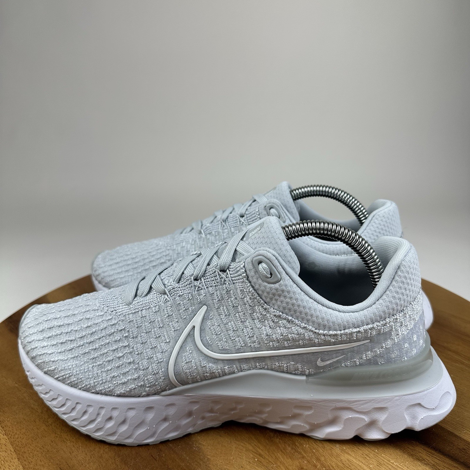 New NIB Womens Nike React Infinity Run FK 3 Pure Platinum Sneakers Shoes Size 10