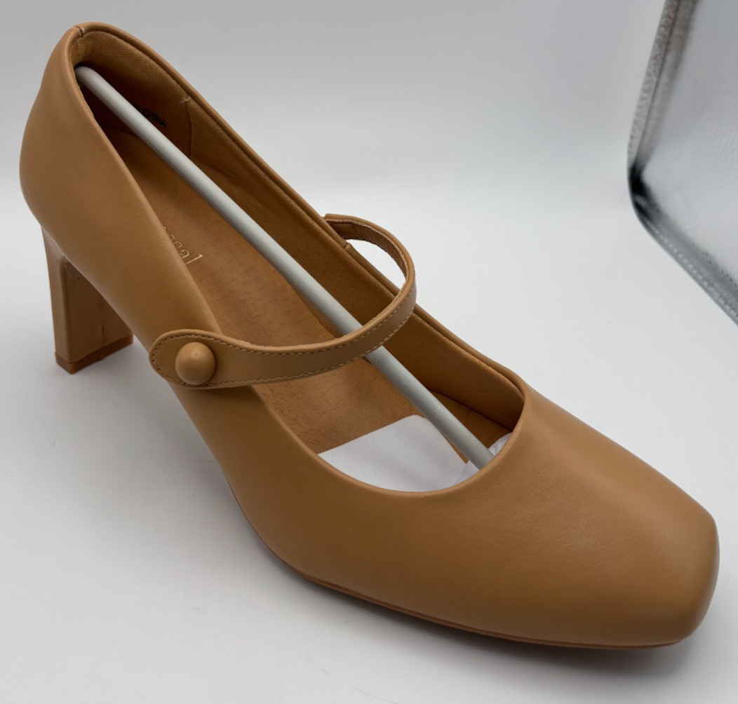 Benassal Womens Square Toe Mary Janes High Heels Dress Shoes Assorted Sizes NIB