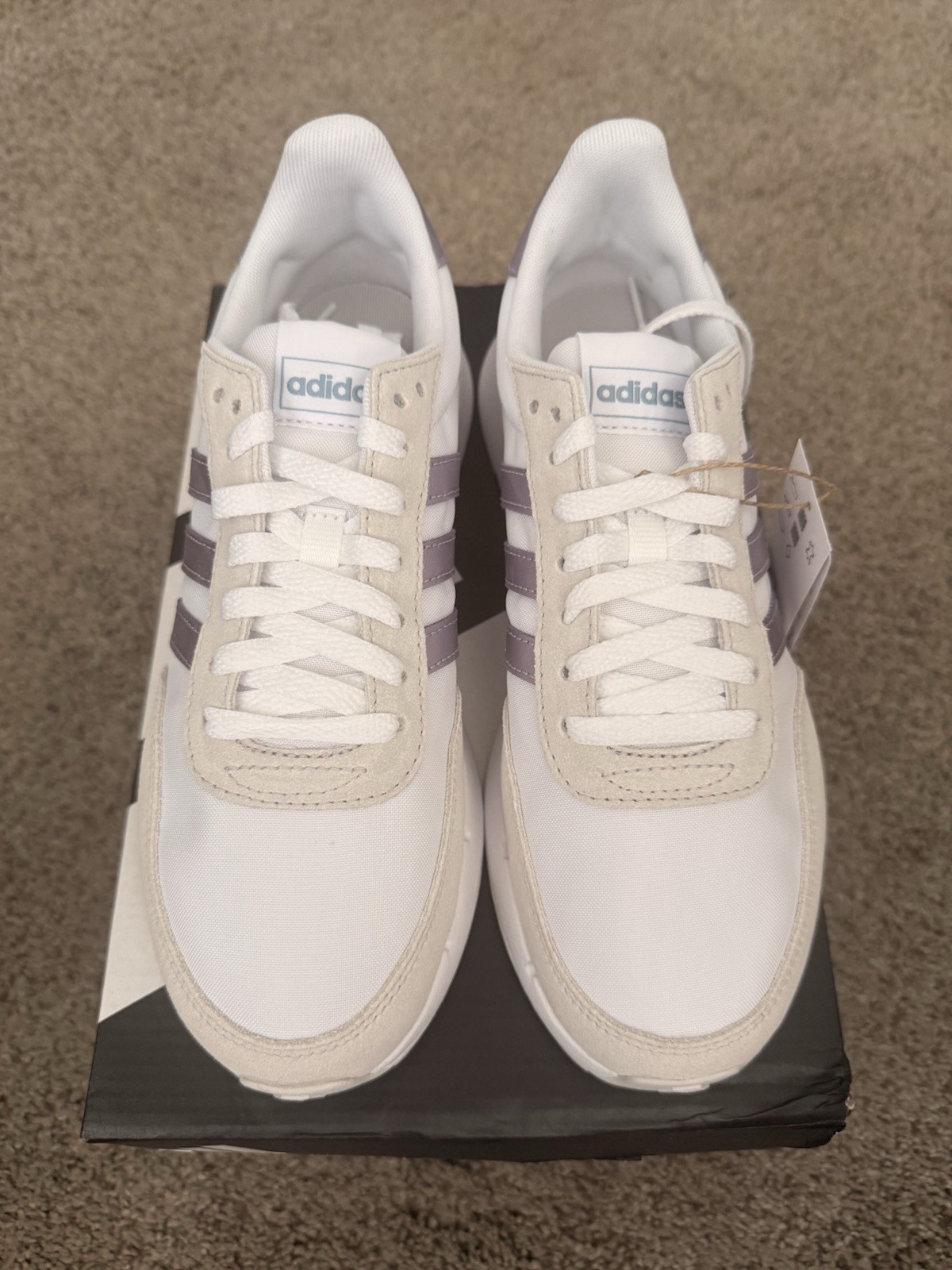 adidas Run 60s 2.0 GX1713 Women’s Low Top Lace-Up Colorblock Sneakers