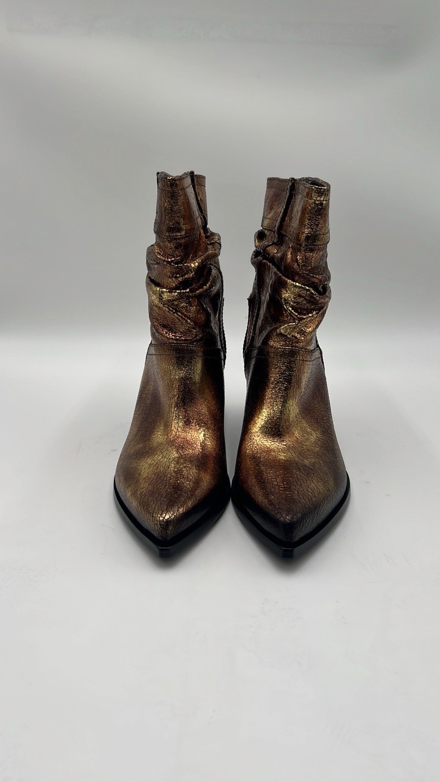 Women’s Vince Camuto Elektra Booties Bronzo leather Size 7.5M