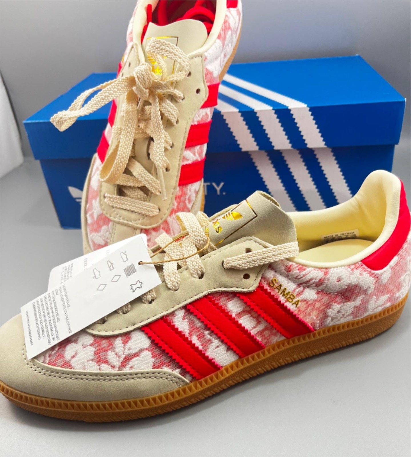 Adidas Samba OG LIBERTY LONDON Better Scarlet JR8841 Women’s Size 6 7 7.5 8 9