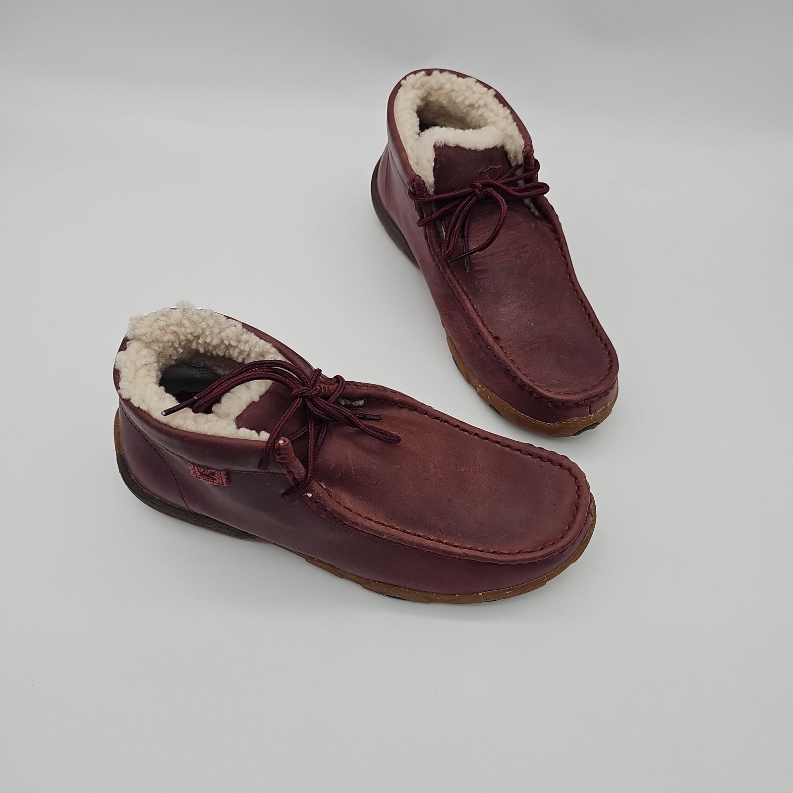Twisted X Casual Shoes Womens Leather Chukka 7.5-8 M Rhubarb Blended 85 Booties