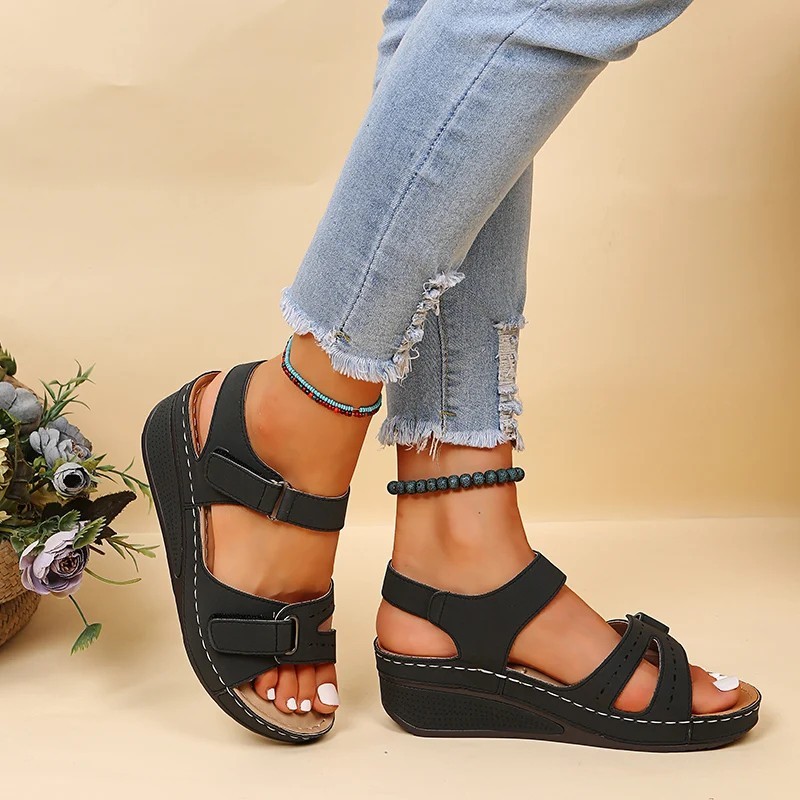 2026 NEW Women’s Orthopedic Wedge Sandals Soft Sole Comfort Summer Walking Shoes