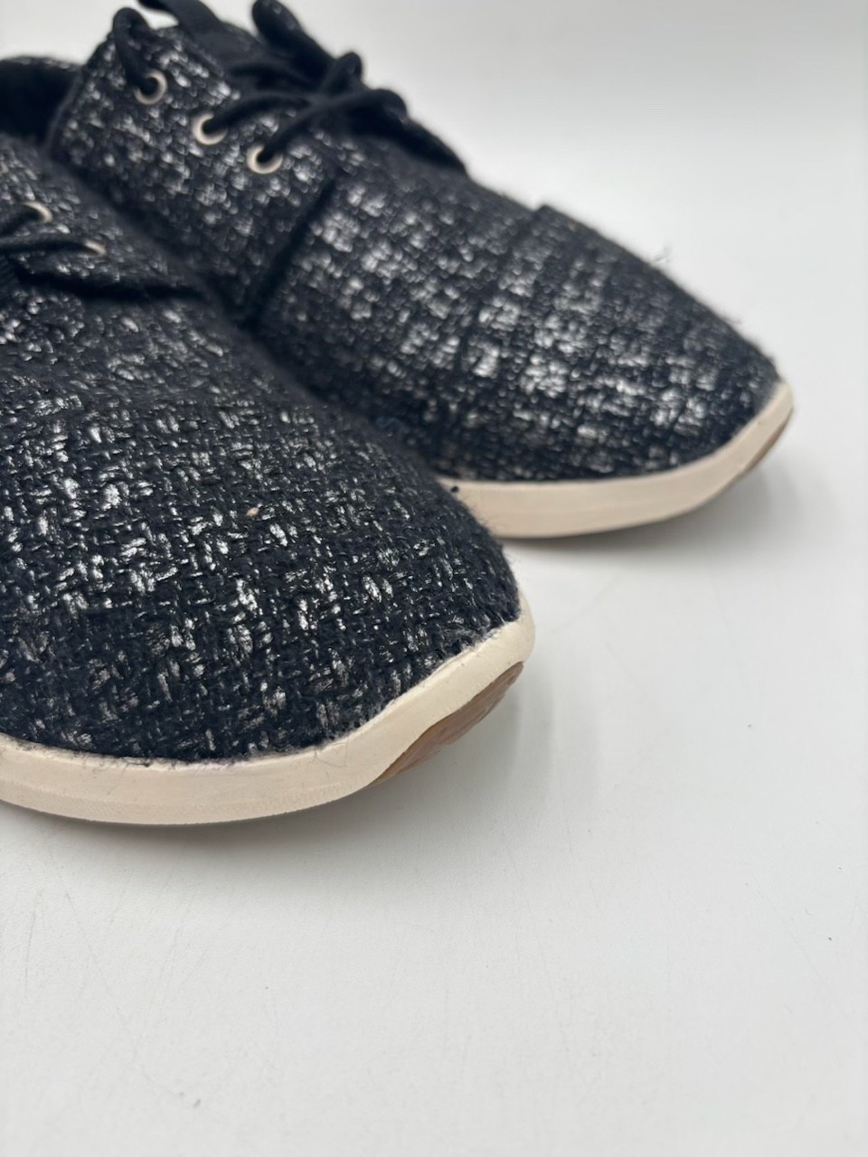 Tom’s DEL REY SNEAKER GLITTER WOOL Women’s NEW Women’s Sneaker Black US Size 10